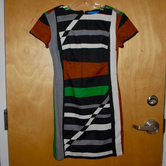 Derek Lam for Design Nation Striped Sheath Dress - Picture 2 of 10